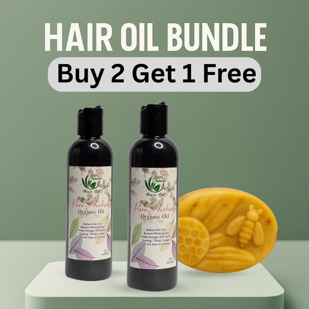 Buy 2 Hair Oils & Get Zafran Soap Free