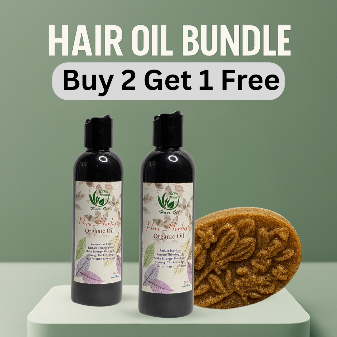 Buy 2 Hair Oils & Get Rice Glow Soap Free