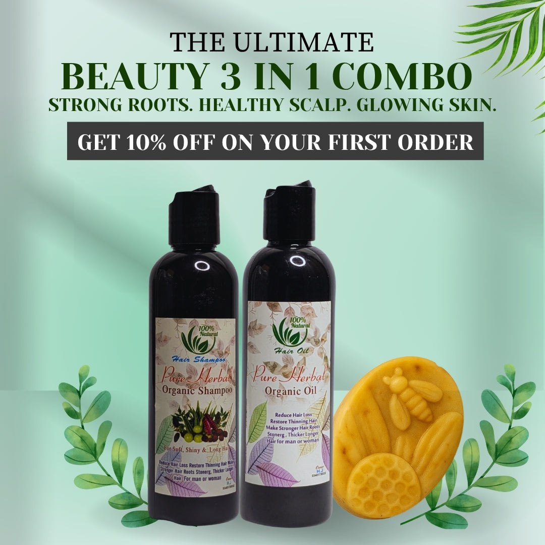3-in-1 Natural Care Set - Zafran Soap